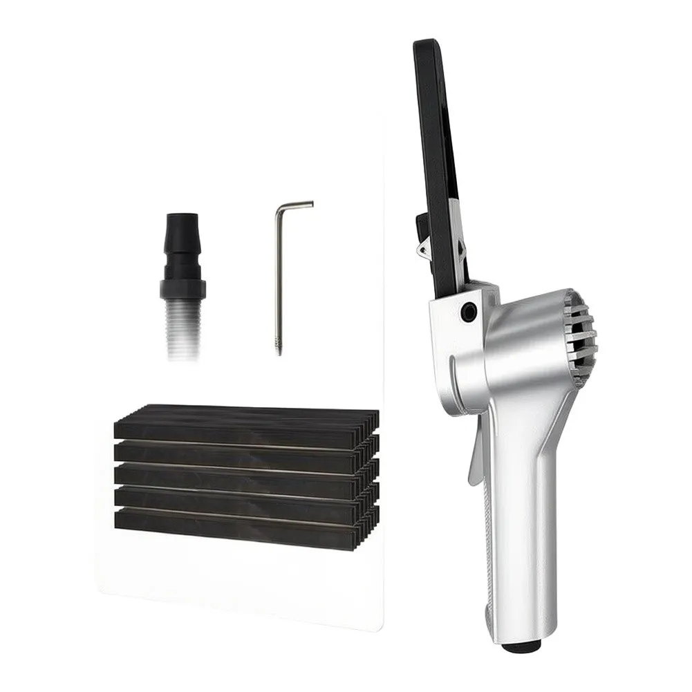 Alloy Constructed Air Belt Sander for Workshop Use 16000 RPM with 330mm Belt Length and 1/4 Inch NPT Air Inlet Port