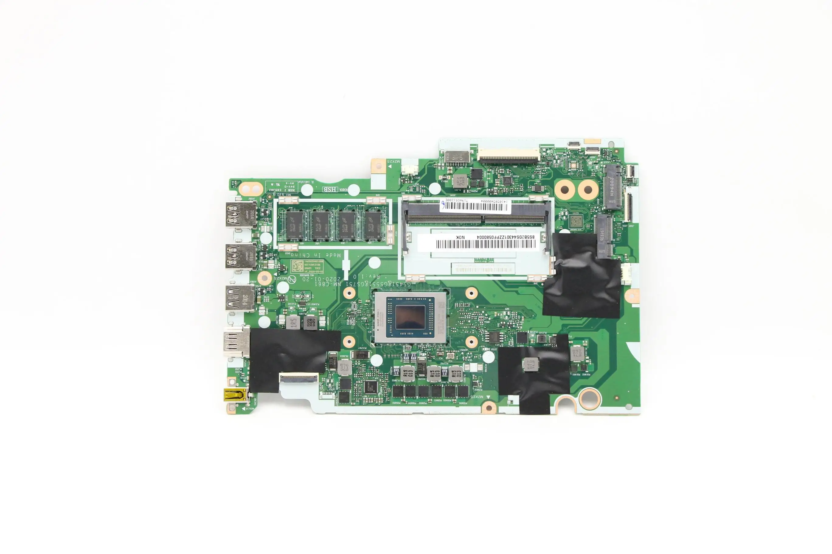 NM-C861 Mainboard For Lenovo IdeaPad 3-14ARE05 Laptop Motherboard R3-4300U UMA 4G 5B20S44301