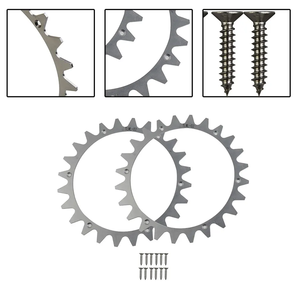 

Premium Stainless Steel Spikes For Worx L Model Polished Countersunk Screw Holes Spikes Garden Power Tool Accessories