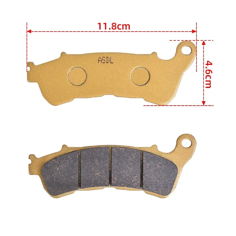 Motorcycle Parts Front or Rear Brake Pads For Honda VFR800 06-09 NT700 06-13 XL 1000 XL1000 Varadero ABS 04-11 ST1300  2008-2013