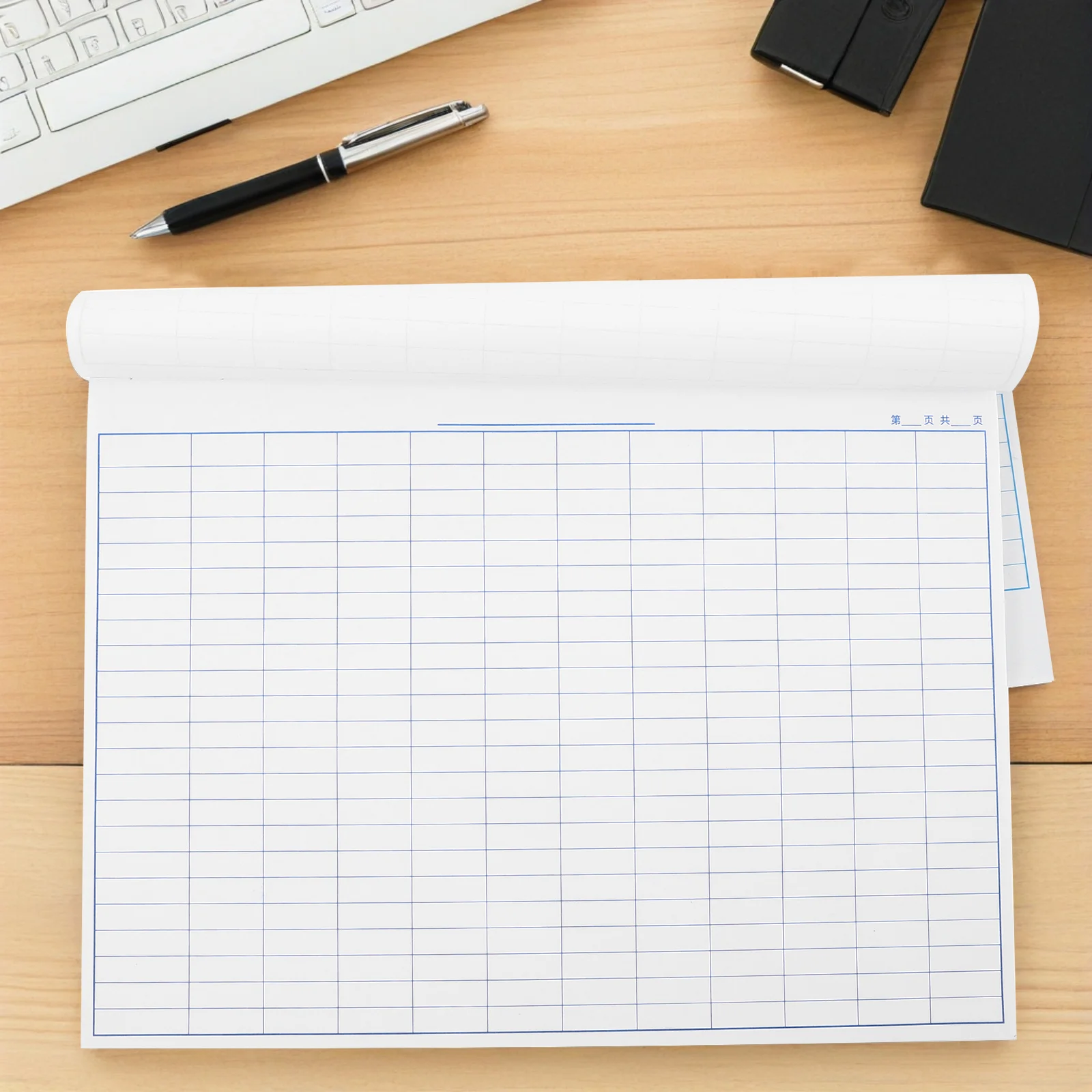 Livro registrador multifuncional a4, caderno de contabilidade para armazém, inventário, rastreamento financeiro, despesa de pequenas empresas