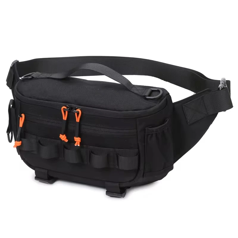 Riñonera táctica, mochila de cintura y pecho para exteriores para hombres y mujeres, bolsa de pesca, aparejo de cadera, bolsa multifuncional para ciclismo y Camping