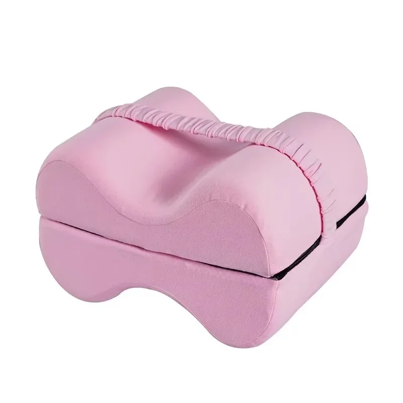 Wholesale Orthopedic Relaxation Leg Support Wedge Memory Foam Pillow Memory Foam Sleeping Knee Pillow