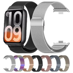 Milanese Straps For Xiaomi Miband 10-9-8 Pro Smartwatch Replacement Metal Magnetic Bracelet Correa for Redmi Watch 4 5 6 Band