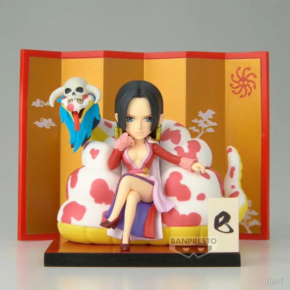 Bandai Original WCF Special One Piece Boa Hancock Salome Anime Action Figure Toys for Boys Girls Kids Children Birthday Gifts