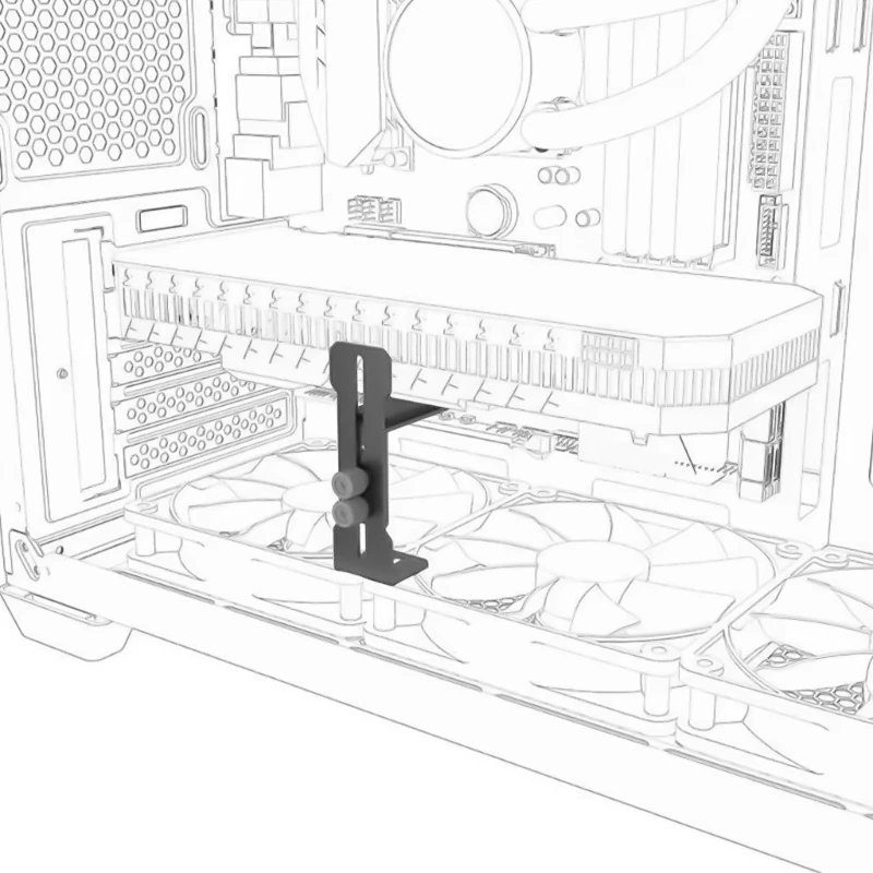 Soporte ajustable para GPU, soporte para tarjetas gráficas y de vídeo