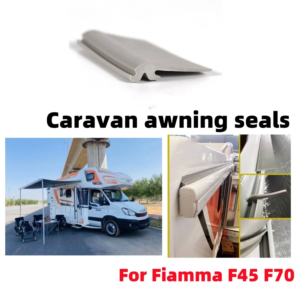 

100cm Rain Rubber Guard Seal For Fiamma F45 F70 Awning Kit Awning Adapter Curved Walls Auto Exterior Protection Accessories