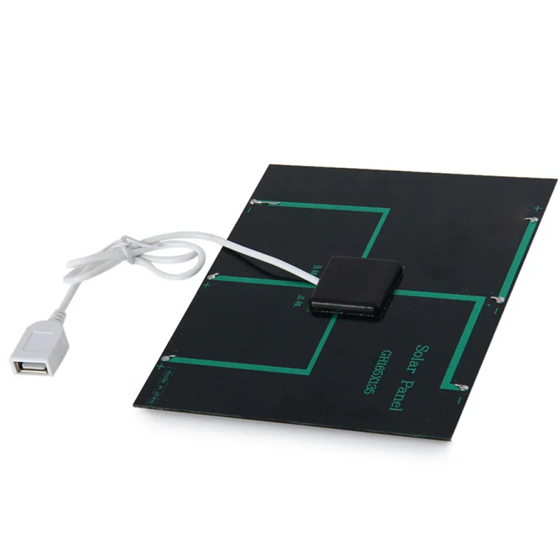 3,5 Вт 6 в солнечная панель с USB-кабелем, уличная портативная мини солнечная панель, зарядное устройство