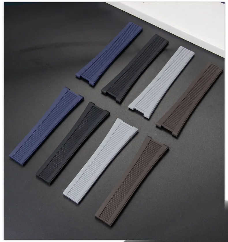 Silicone Watch Strap For Patek Philippe Nautilus 5711 5726 5712g 5980 Rubber watchband men wristband Bracelet 25MM*13MM