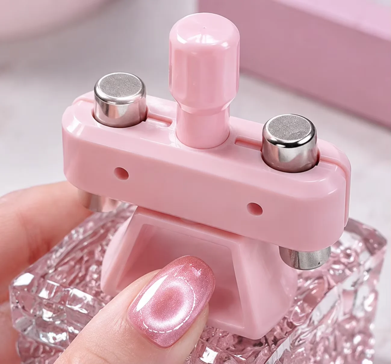 Drehbarer Glasperlen-Gyroskop Katzenauge-Magnet Starker Schnellabsorbierender 3D Magnetischer Nagelkunst Katzenauge-Effekt Nagelzubehör Nagellack – Detail 8