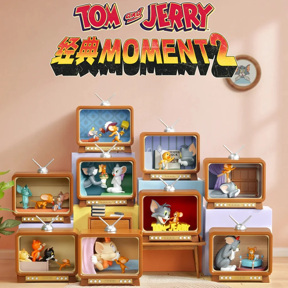 

52toys Tom And Jerry Classic Moment V2 Blind Box Collectible Figure Decorated With Bright Hands Trendy Toy For Fans