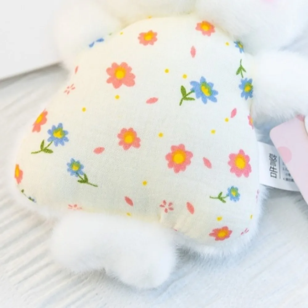 

New Fluffy Texture Animal Soft Cute Design Stress Relief Pinch Floral Dress Adjustable Lanyard Soothing Bean Bag for Present