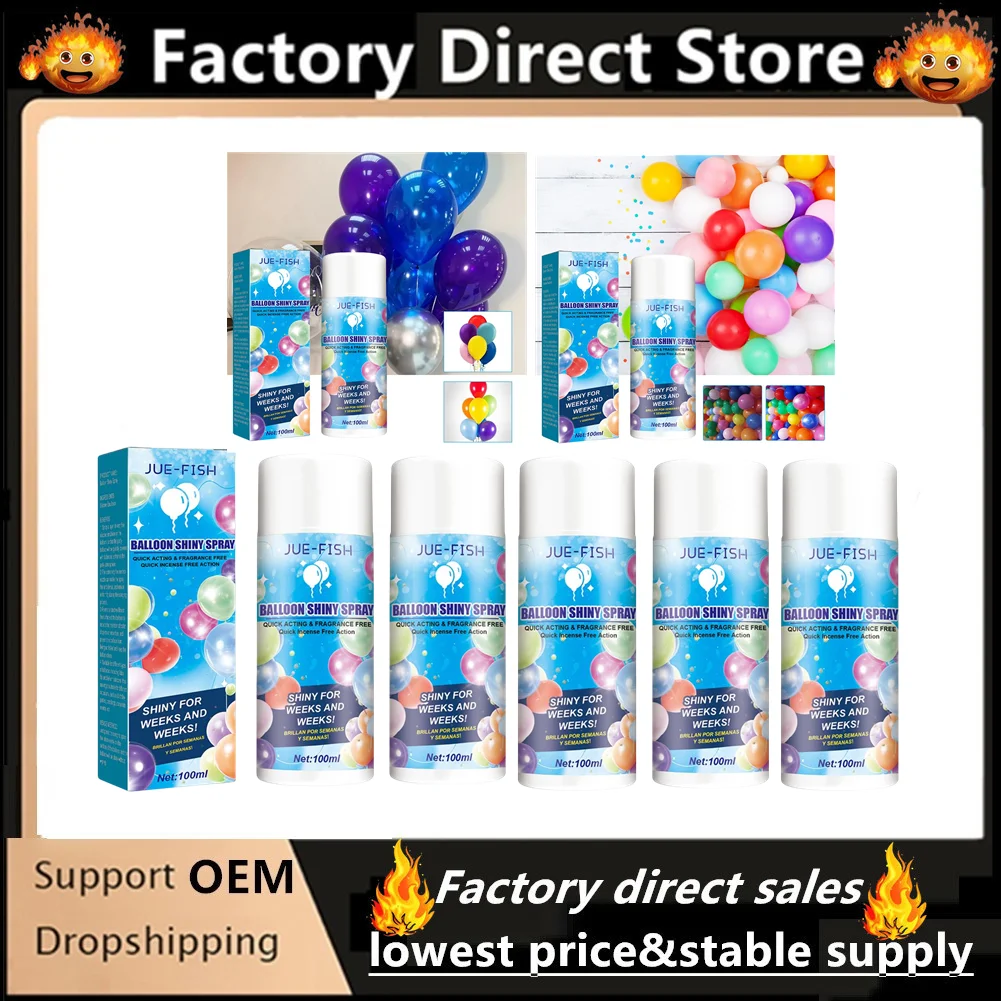 Balloon Shiny Spray Anti Fading Polish Restore Decoration Atmosphere Balloon Gloss Spray Ballon Enhance Brightener