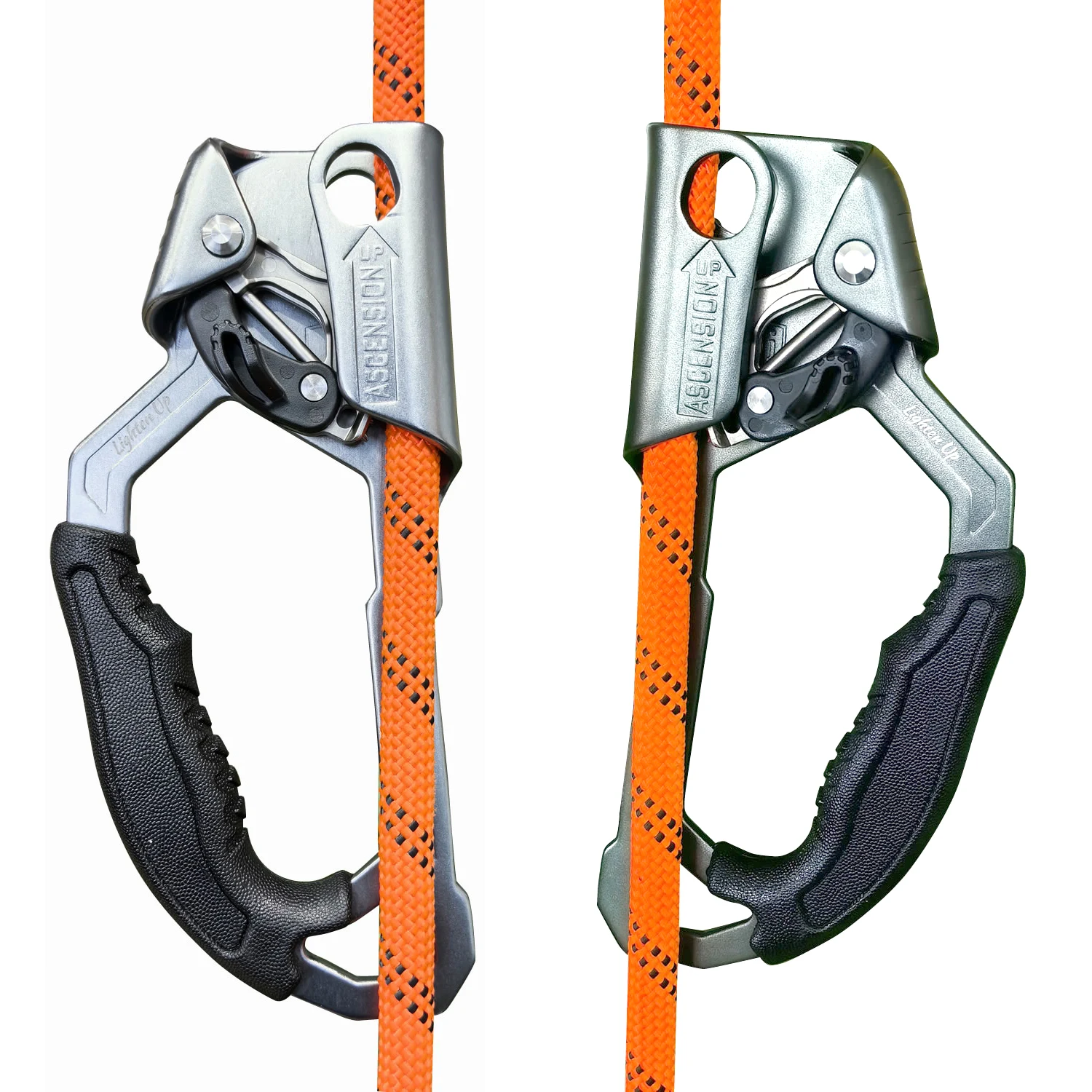 Outdoor Rock Climbing SRT Professional Hand Ascender Device Left & Right Hand Mountaineer Handle Climbing Rope Tools