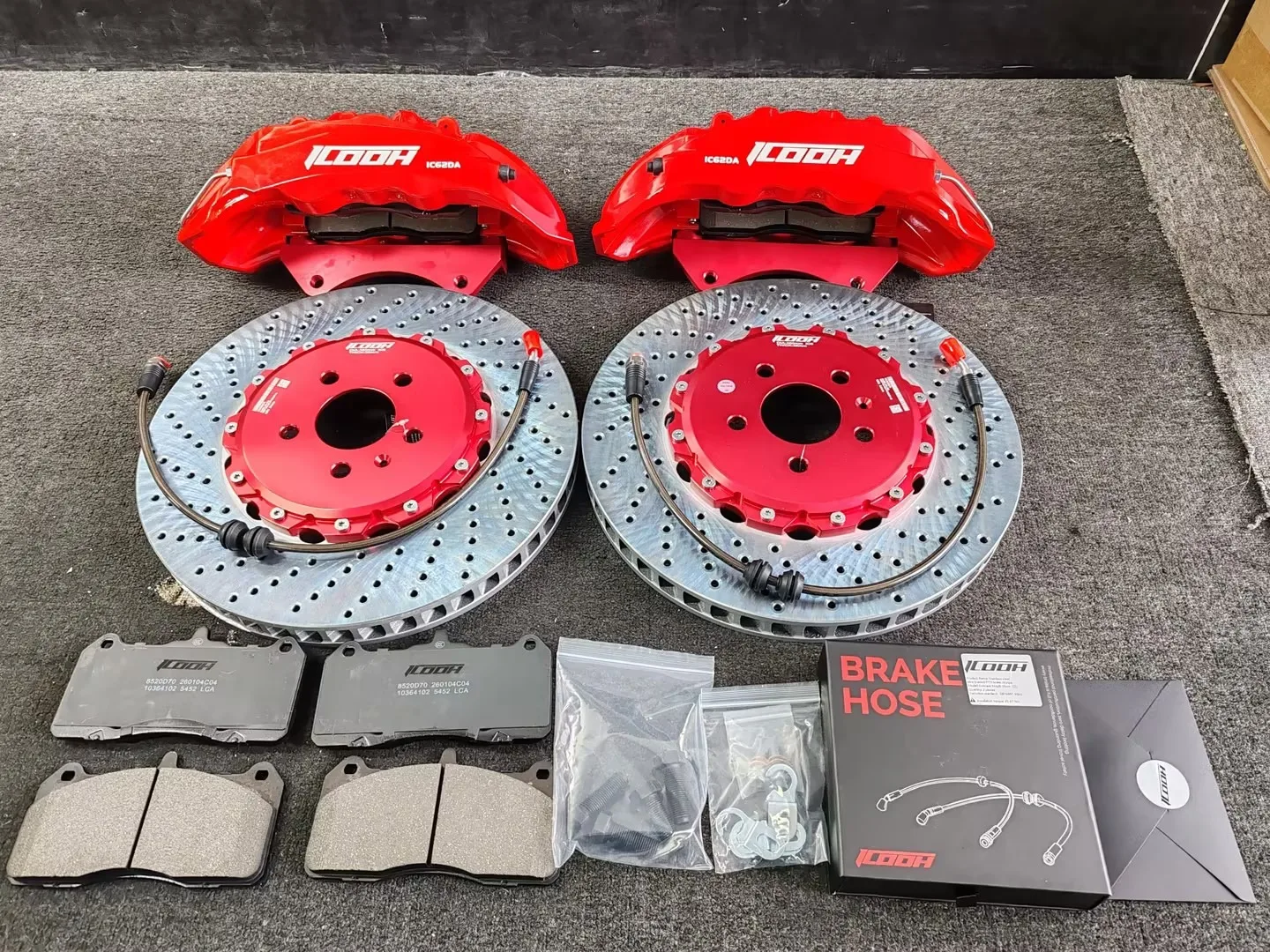 

High Quality IC6 Steel Disc Front 380X36 6-piston brake caliper kit fits for BMW X6 M (F86) 2013-2020