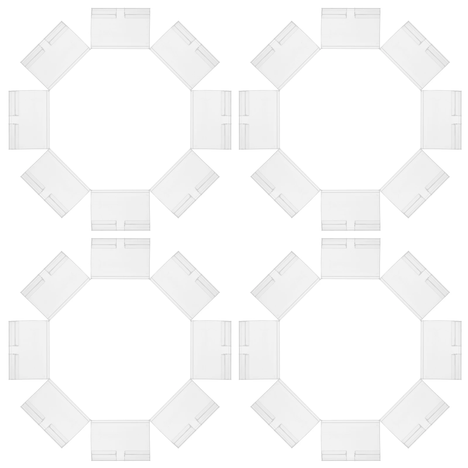 

50pcs Price Tags Sturdy Plastic Shelf Label Holders Supermarket Store Display Signs Hooks Card Clips Sign Holder Stand Price