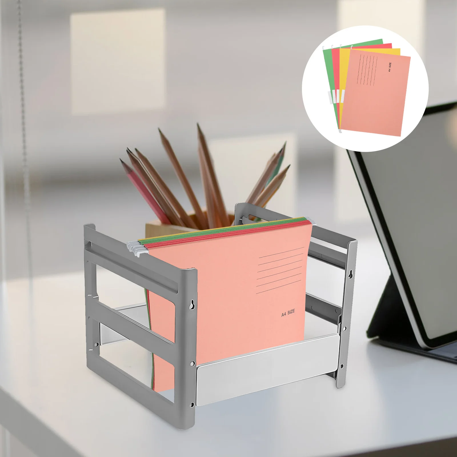 

8 шт., подвесная папка для файлов, многоцветный бумажный органайзер для медицинских финансовых рекордов, архива, держатель для документов для дома и офиса