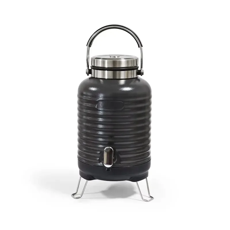 5L Stainless Steel Insulation Bucket with Handle Large Capacity Portable Outdoor Water Container Model TS-8816 Made in China