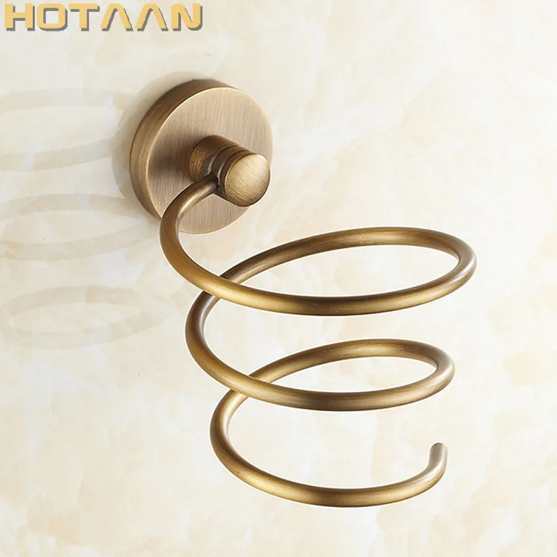 . Soporte de latón sólido y antioxidante para secador de pelo, 1 unidad, estante, YT-8205