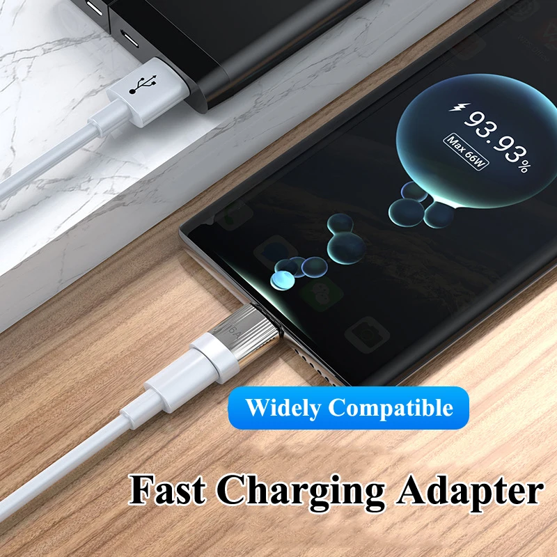 Universal Magnetic Type C To Micro USB Adapter 6A PD 120W Fast Charging USB C Cable Converter For iPad iPhone 14 Pro Xiaomi POCO