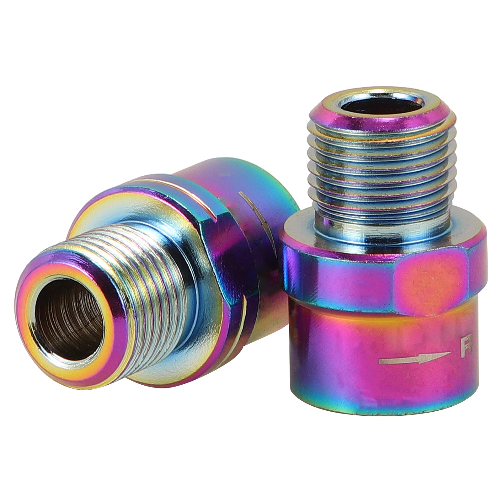 2 قطعة تمديدات سبائك الألومنيوم تمديد دواسة المحور لحماية كرانسيت دراجة اكسسوارات دواسة الدراجة محول