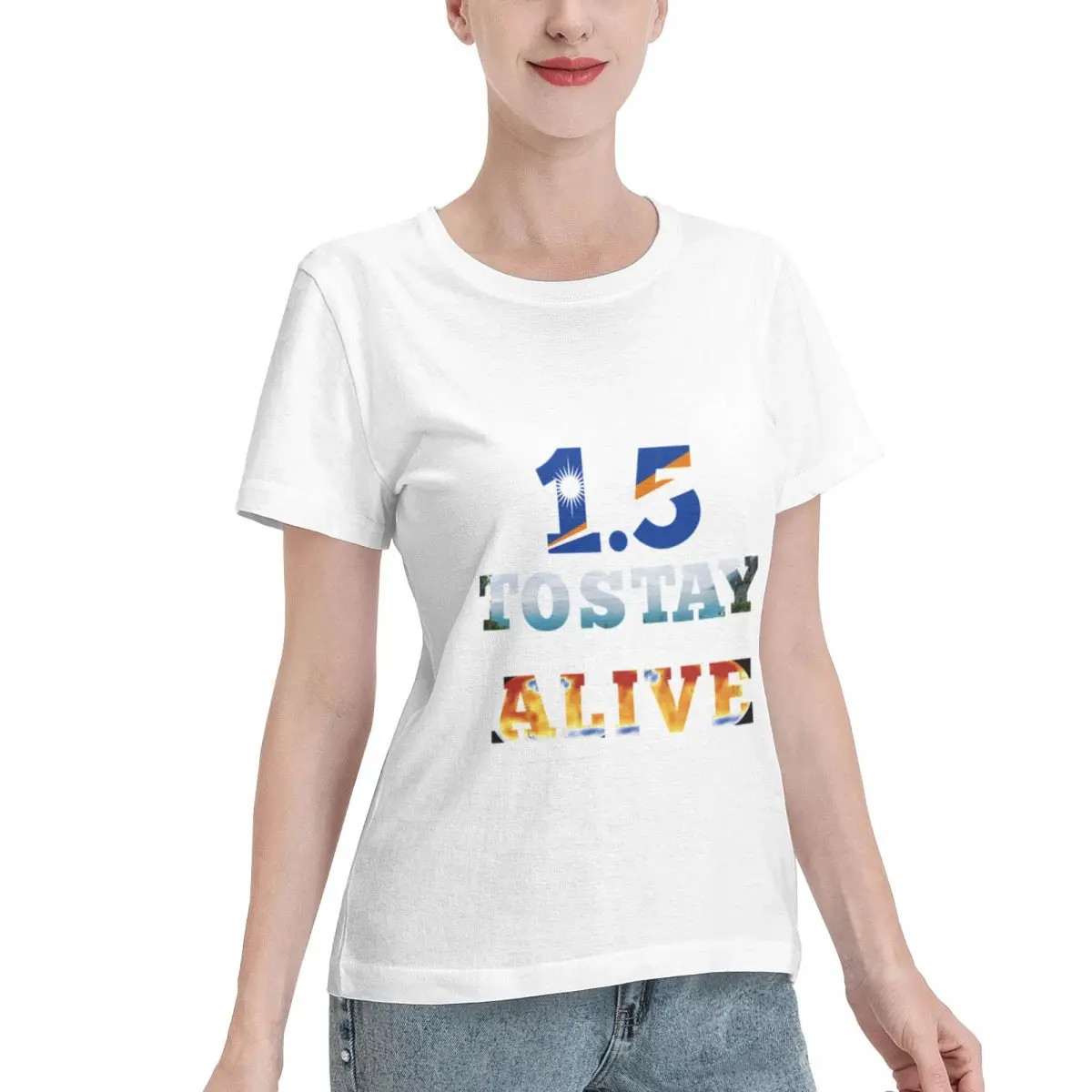 Ootd Favorite Climate Change Graphic Women's T-shirt Travel Loungewear Top