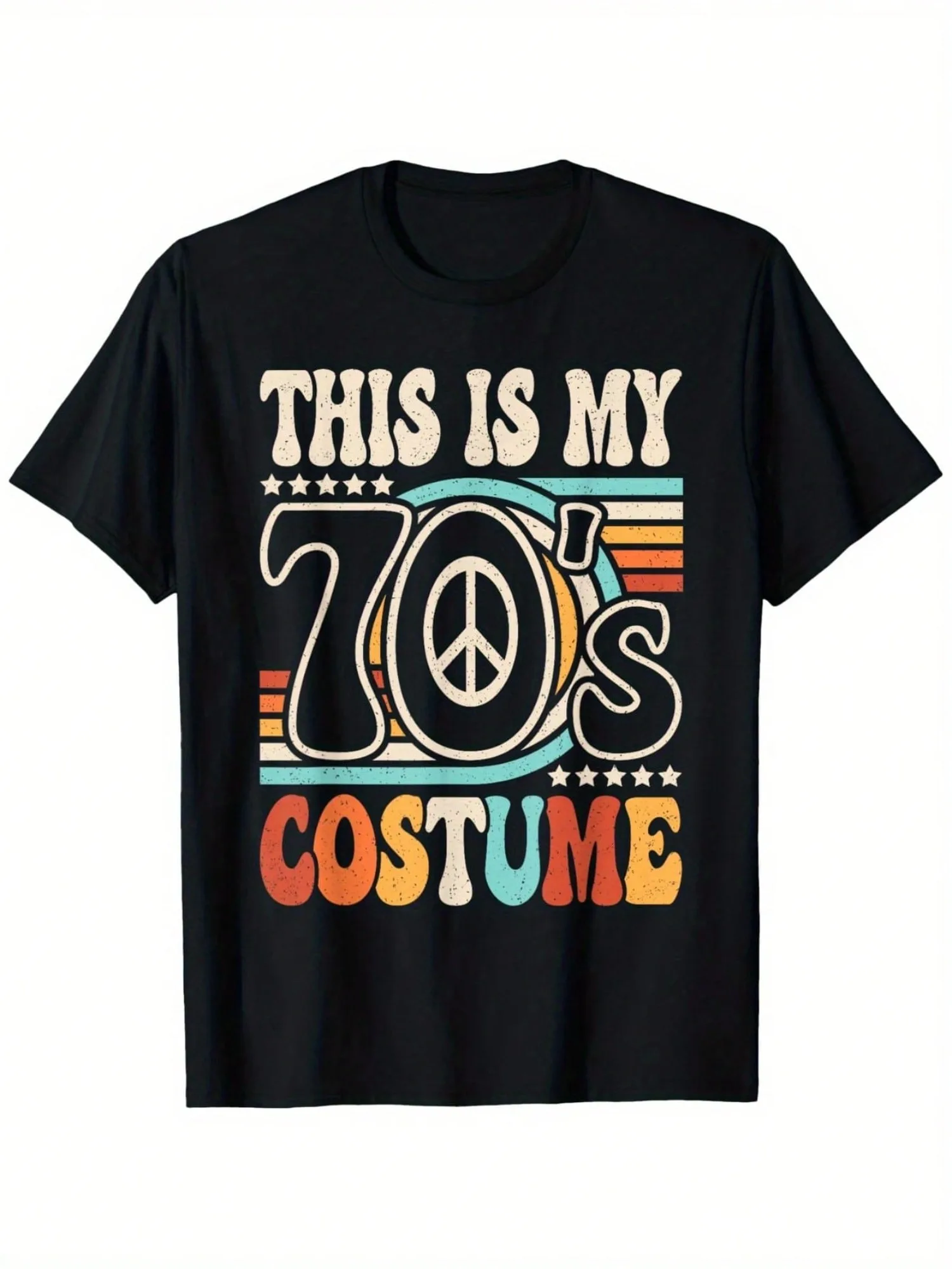 

This Is My 70'S Costume 70s Party Outfit Groovy Hippie Disco Men'S T-Shirt