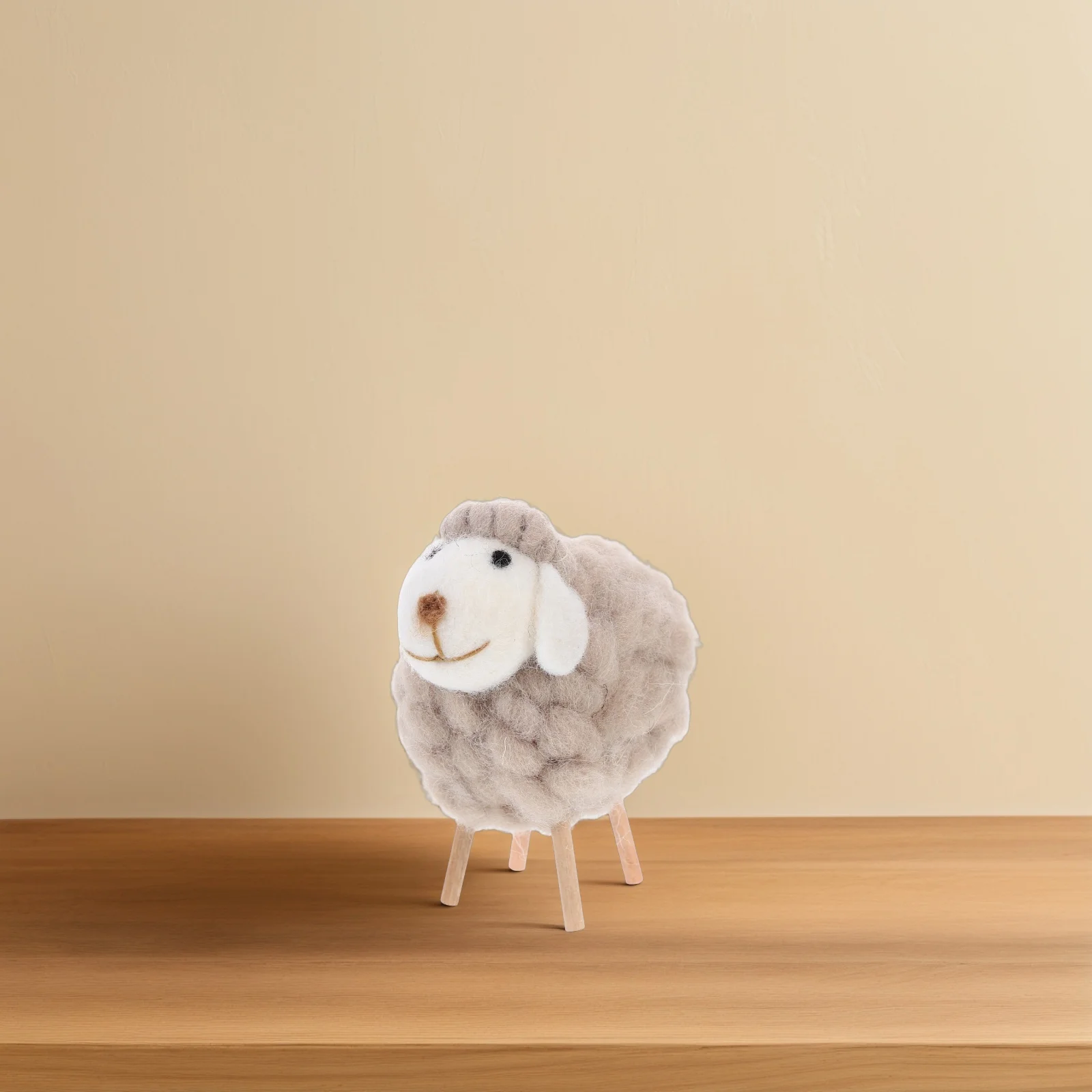 ورأى الصوف الإبداعي الأغنام عيد الميلاد الحلي الصغيرة سطح المكتب ورأى الأغنام الديكور لعيد ميلاد ديكور المنزل زينة عيد الميلاد #5