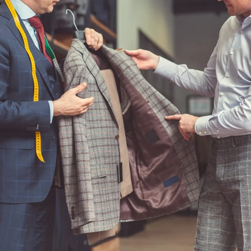 Traje de 2 piezas de lana de color negro, chaqueta y pantalones de novio, negocios, ajustado, Formal, D1000