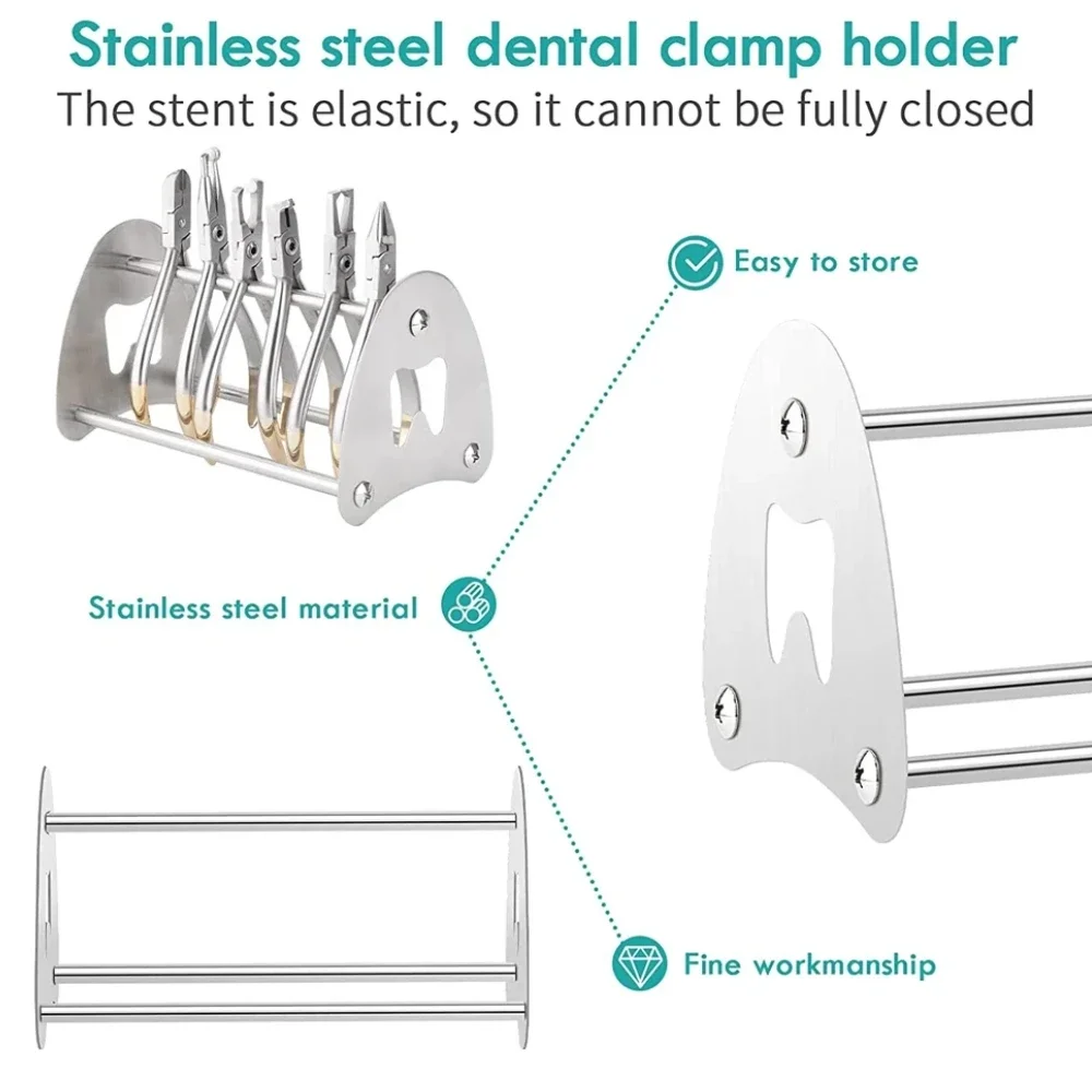 Dental Orthodontic Forceps Placement Rack Multifunctional Rack for Orthodontic Forceps Scissors Dentist Lab Tool Supplies