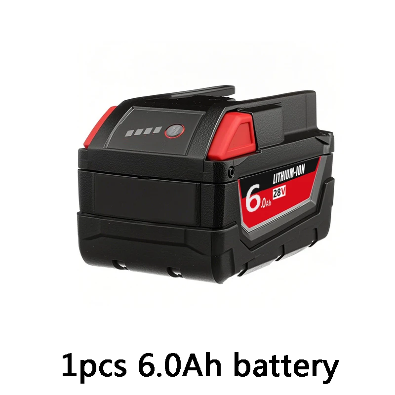 28V 12.0Ah M28 batterijvervanger voor Milwaukee gereedschapsbatterijen. Werkt met ALLE Milwaukee M28 en V28 accu-gereedschappen.