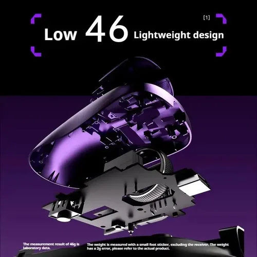 Imagen 2 del producto Nuevo Atk DUCKBILL ultraligero PAW3950 ratón inalámbrico para juegos Esports modo Dual ergonómico batería de larga duración RGB ratón regalo