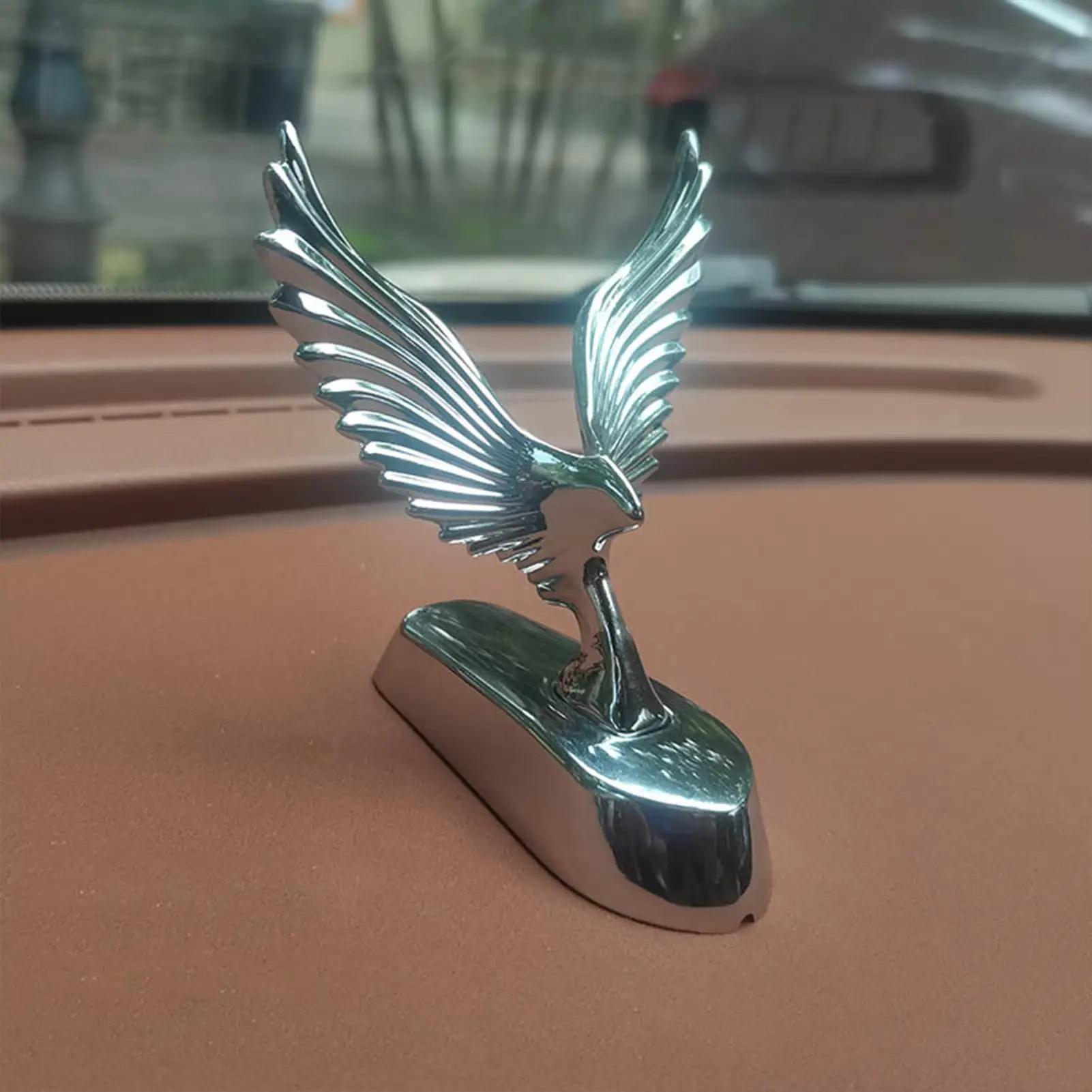 3D Sticker For Car Sun Protection Metal Adhesive Car Hood Decal 3D Eagle For Sedan RV Commuting Travel Family Outings Holiday