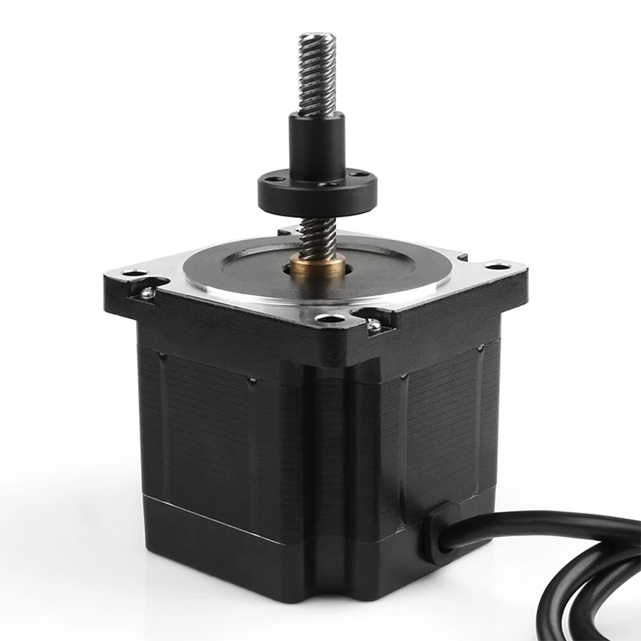 Siheng 86mm 12V Ball Screw Stepper Motor , Dc Motor With High Quality
