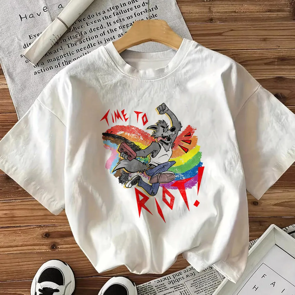 Furry tshirt female party dollette scene  anime t-shirt alternative  80s baddie vintage