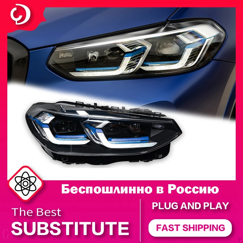 

AKD Car Styling Headlights for BMW X3 G01 G08 2018-2022 LED Laser Style Headlight Projector Lens DRL Auto Accessories