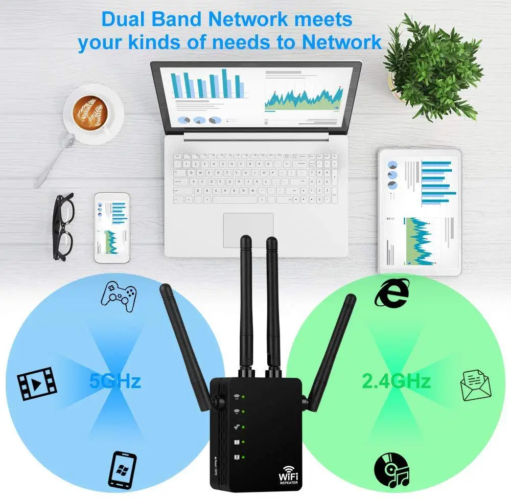 Wireless Wifi Signal Repeater Amplifier High Power Ap Router