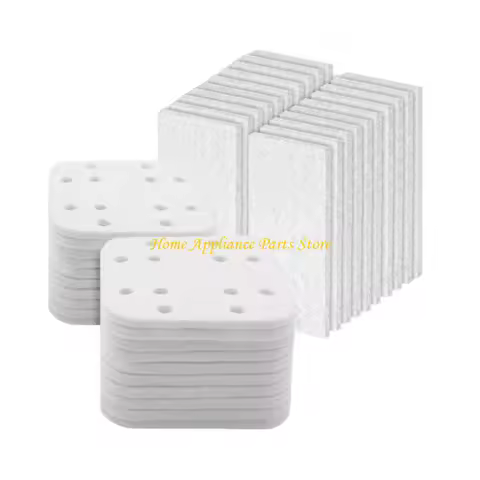 C4DA 40Pcs Humidifier Filter Replacement Humidifier Filter Pads Mineral Absorption