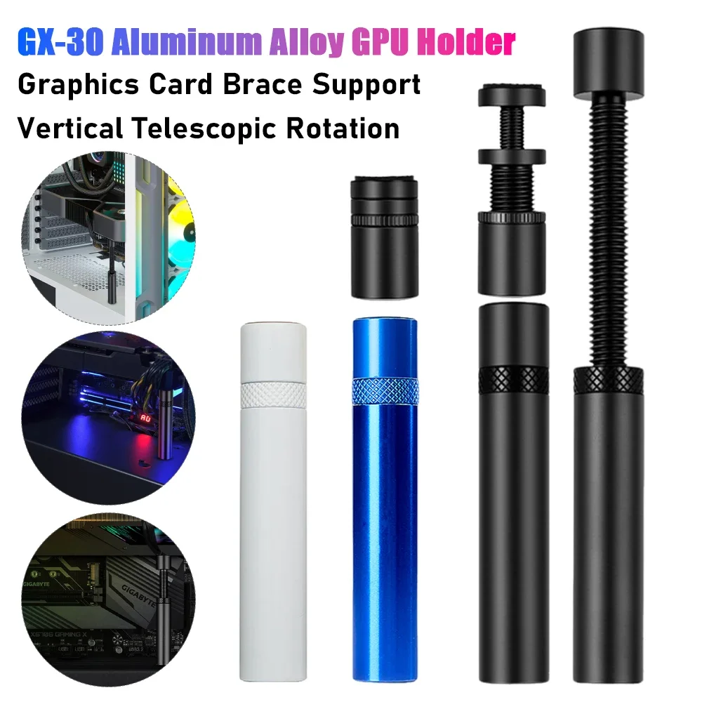 

GX-30 Mini/Plus GPU Holder Graphics Card Brace Support Universal Video Card Supports Vertical Telescopic Bracket Gaming PC Parts