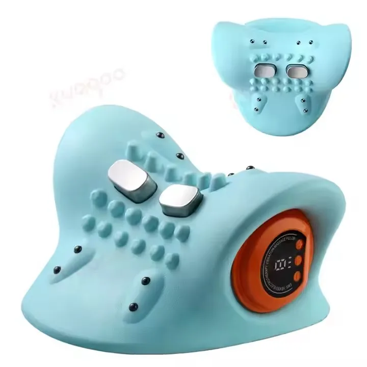 

Electric Portable Multi-Functional Home Hot Compress Pulse Massage Pillow Shoulder and Neck Body Heating Massager