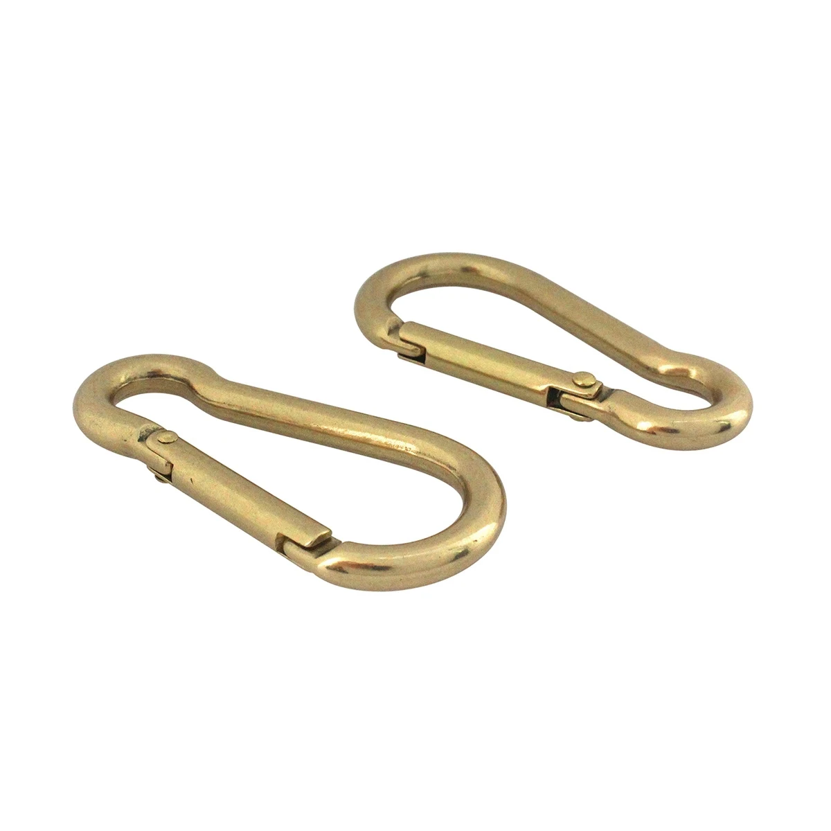 1pcs Solid Brass Snap Hook High Quality Trigger Lobster push gate Hook Clasp Clip for Leather Craft Bag Strap Belt Webbing