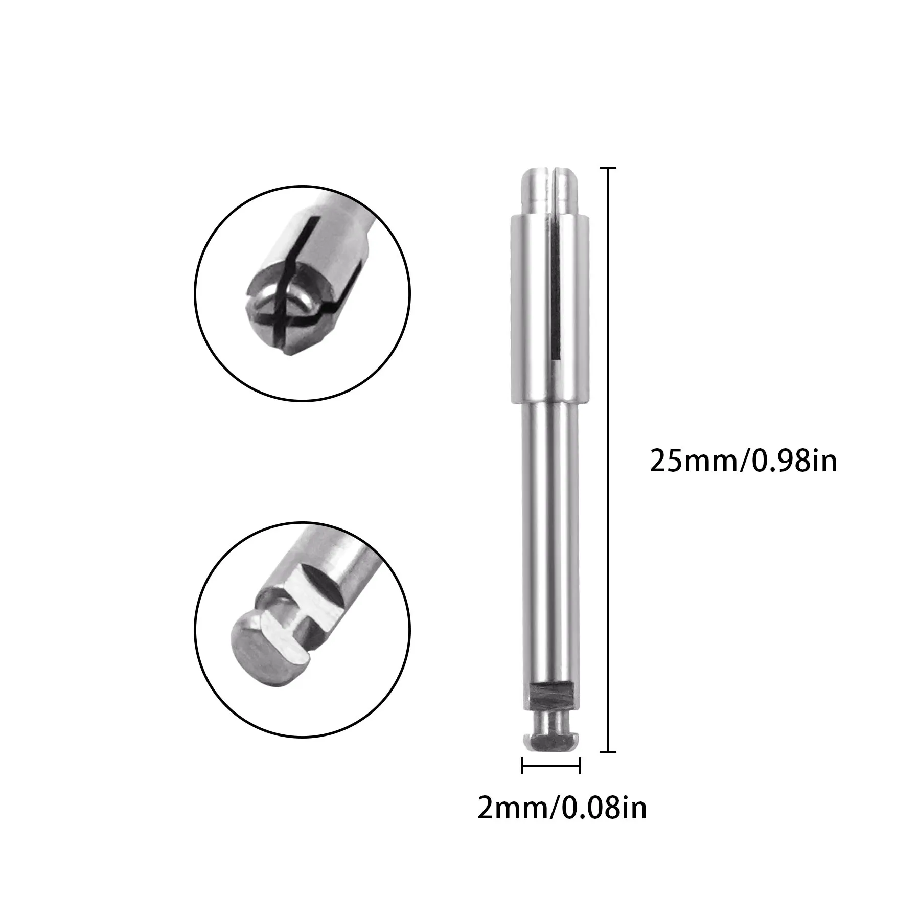 WELLCK Dental Polishing Disc Holding Rod Tool Mandrel Stainless Steel Fit RA Shank Polisher Machine Dentist Materials