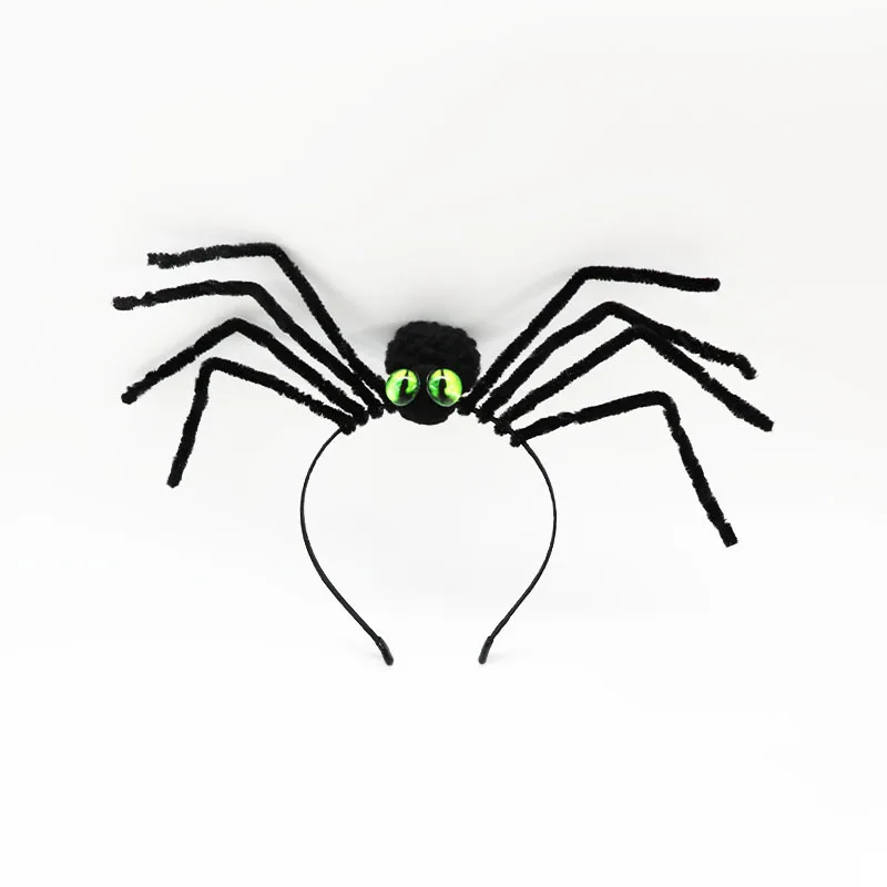 Halloween Headband Cute Spider Hair Hoop Women Girls Spider Shape Headband Halloween Cosplay Costumes Masquerade Accessories