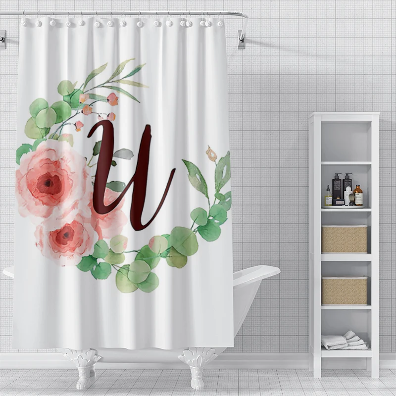 Home decor 26 letter shower curtains for bathroom waterproof fabric bathroom Curtains modern shower curtain 180x200 240x200