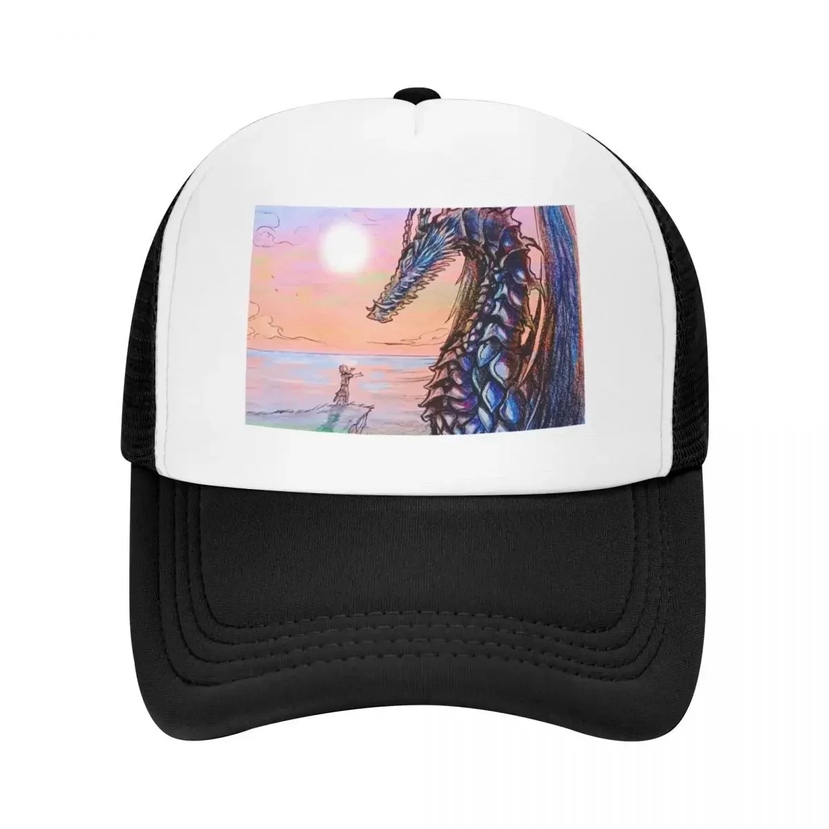 Tales from Earthsea watercolor Baseball Cap dad hat Hat beach hat Trucker Hats For Men Women's