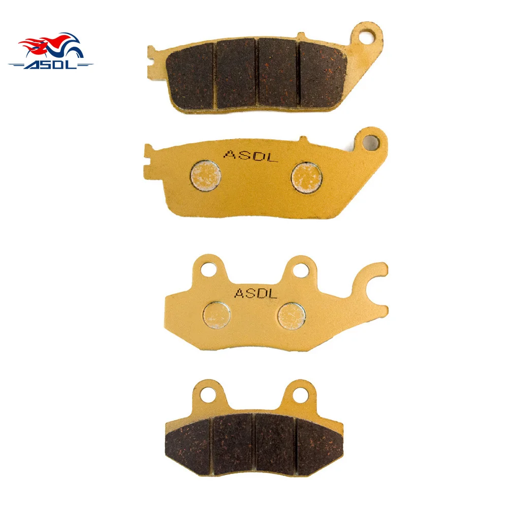 

300-500cc Motorcycle Front Rear Brake Pads Disc Tablets For PEUGEOT 500 Satelis 2007-11 300 Geopolis GT 2014-2016 400 Satelis i