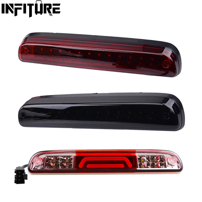 Rear Third 3rd High Stop Brake Light Lamp For Ford Ranger 1993-2011 F250 F350 F450 F550 Cargo DRL Additional Rear High Mount LED