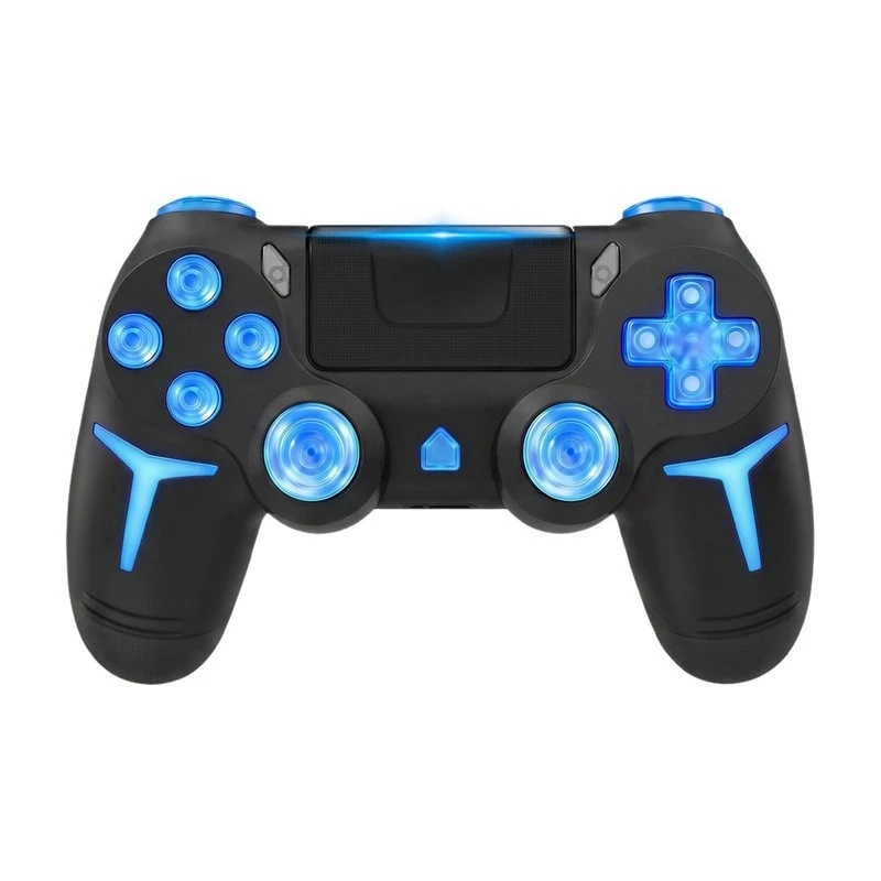 2026 New For PS4 PS3 RGB Wireless Gamepads LED Light Bluetooth Game Controller Console PC 6Axis Gyroscope Dual Vibrations A