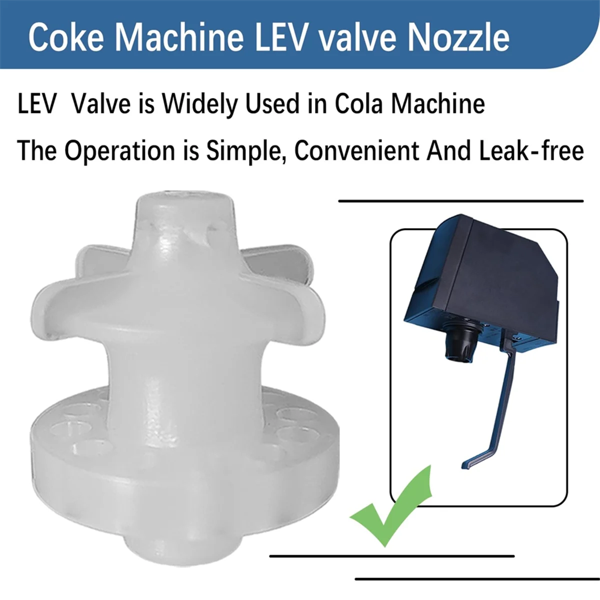 4Pcs LEV Soda Coke Valve 3.0 Diffuser Internal Mixer,for Cola Machine Replacement Repair Valve Assembly 28368