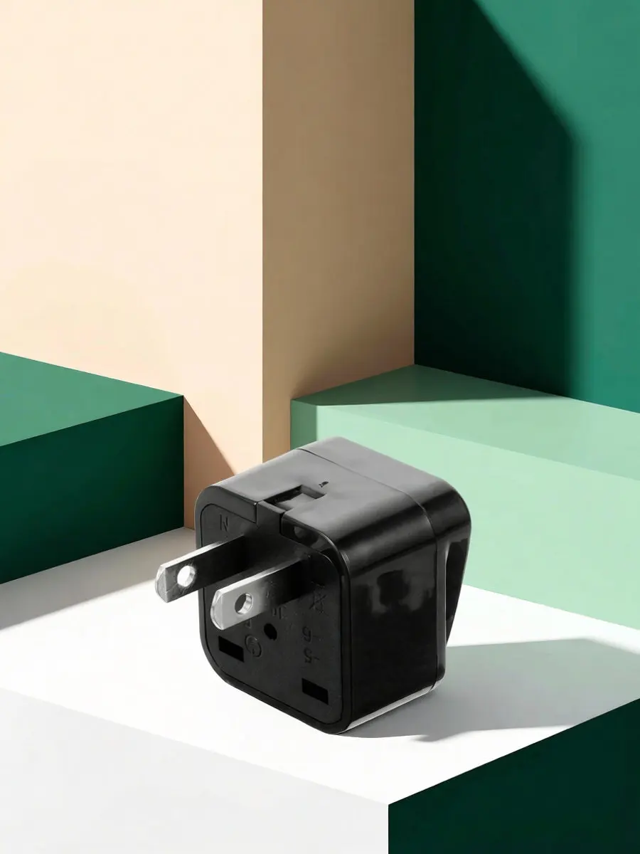 Travel Power Plug Adapter Multi Functional Outlet Adapter Compatible with China Japan Portable Electrical Converter